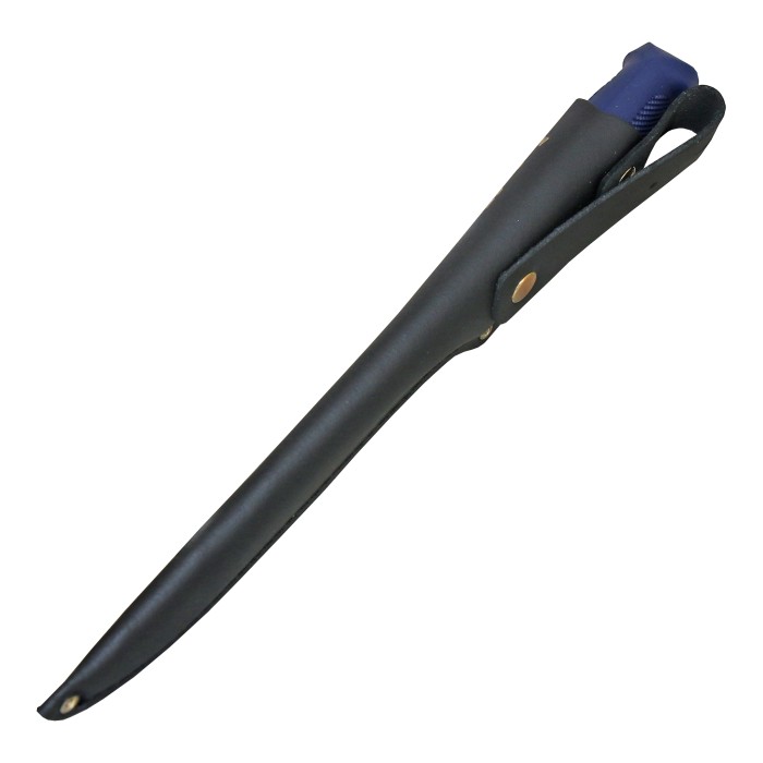 MARTTIINI Oy Filleting Knife "Martef Filleting Knife 15" Handle blue Leather sheath